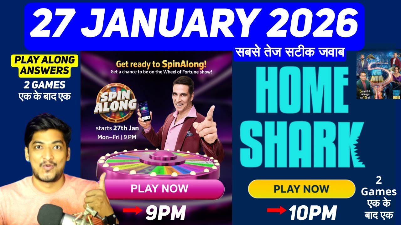 Wheel Of Fortune & Shark Tank Live Season 5 Answers 27 January 2026 | Live Play along Answers Today