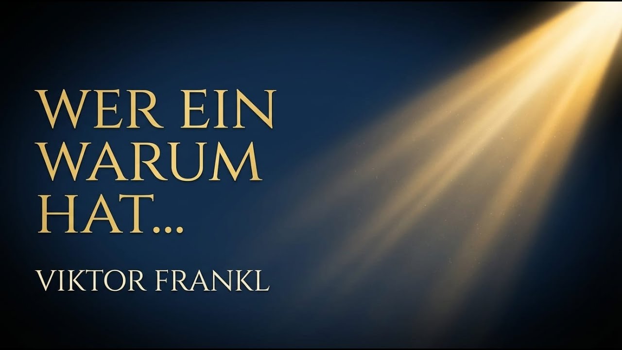 Viktor Frankl: "Wer ein Warum hat..." – Sinn finden nach dem Beruf