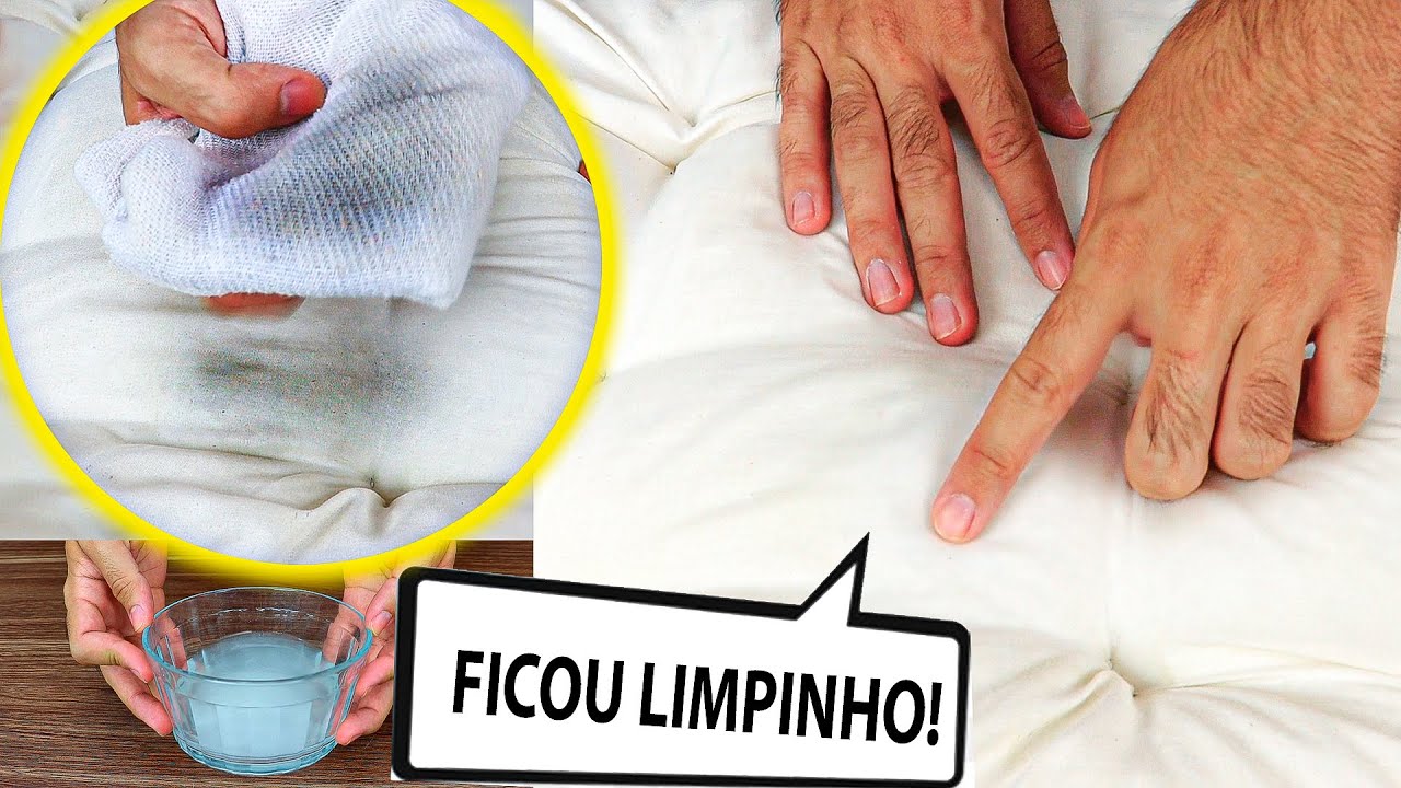 COMO LIMPAR COLCHÃO ENCARDIDO EM POUCOS SEGUNDOS!! MUITO FÁCIL