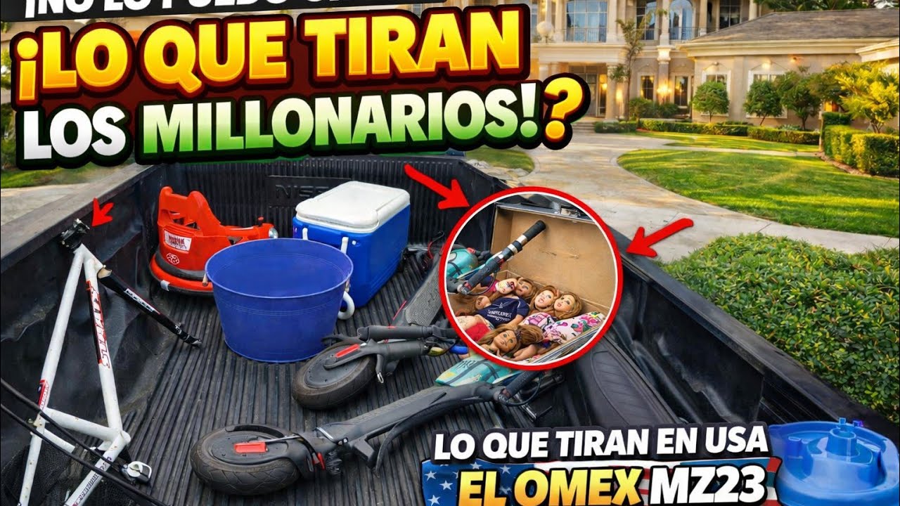 LO QUE TIRAN EN USA 🇺🇸  RESCATAMOS MUCHAS COSAS BUENAS DE LA BASURA 