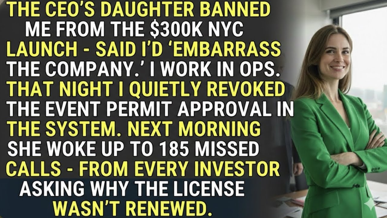 CEO's Daughter Banned Me, I Revoked Her Permit | Corporate Chess