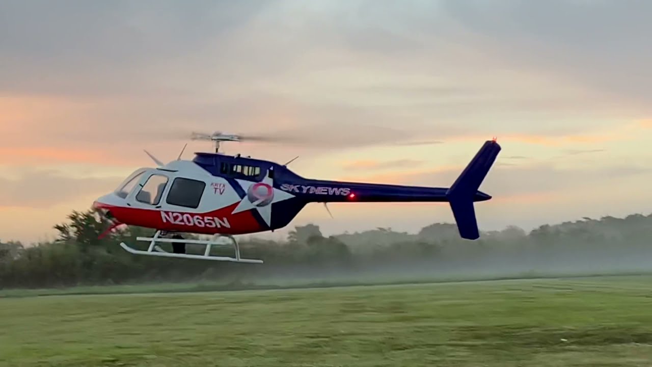 Align Trex 600 pro in Roban Bell 206 - Jet Ranger - fuselage with lights - 700 size