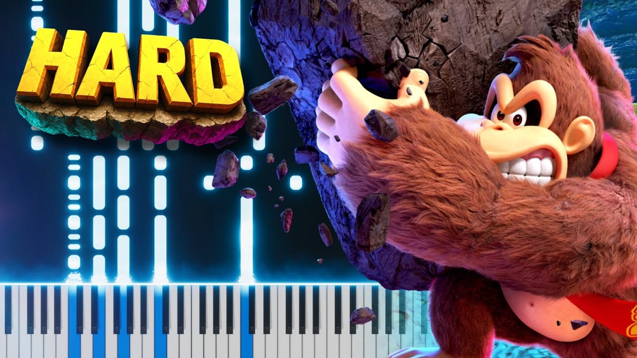 Heart of Gold Piano Midi - Donkey Kong Bananza (Free Midi)