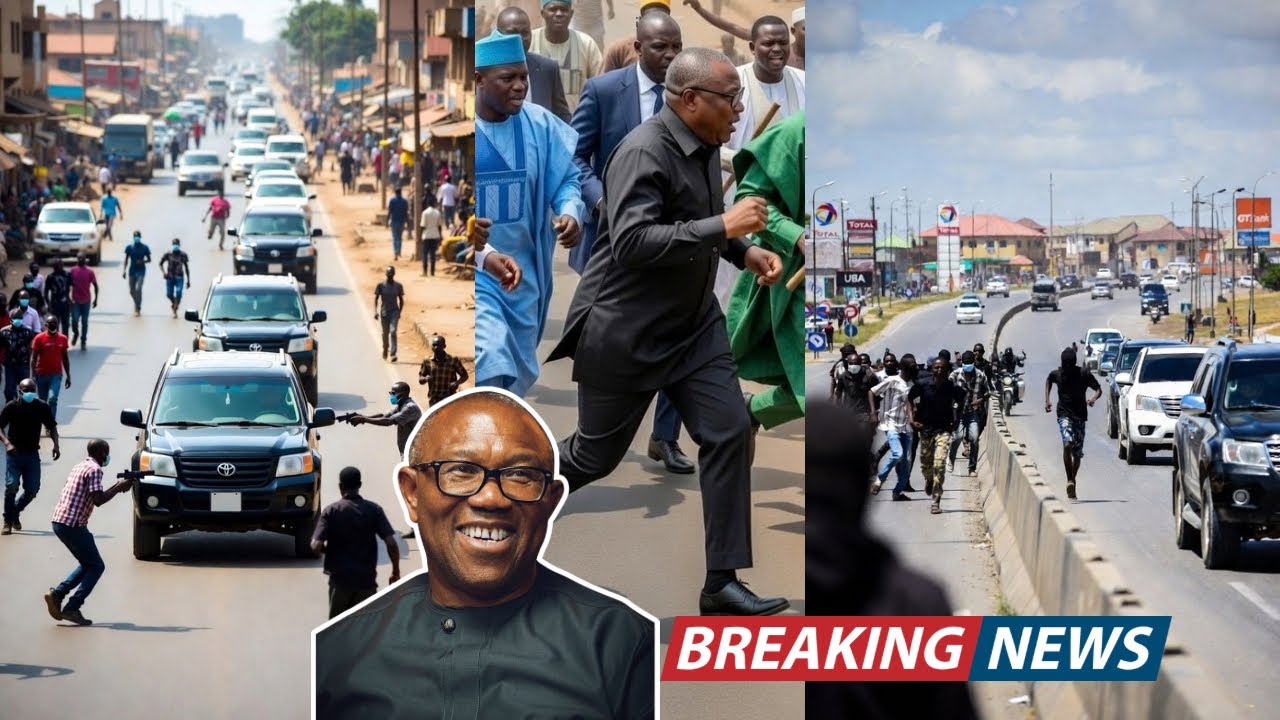 Live Video! thugs almost assassinate PETER OBi in Edo Benin at ADC 