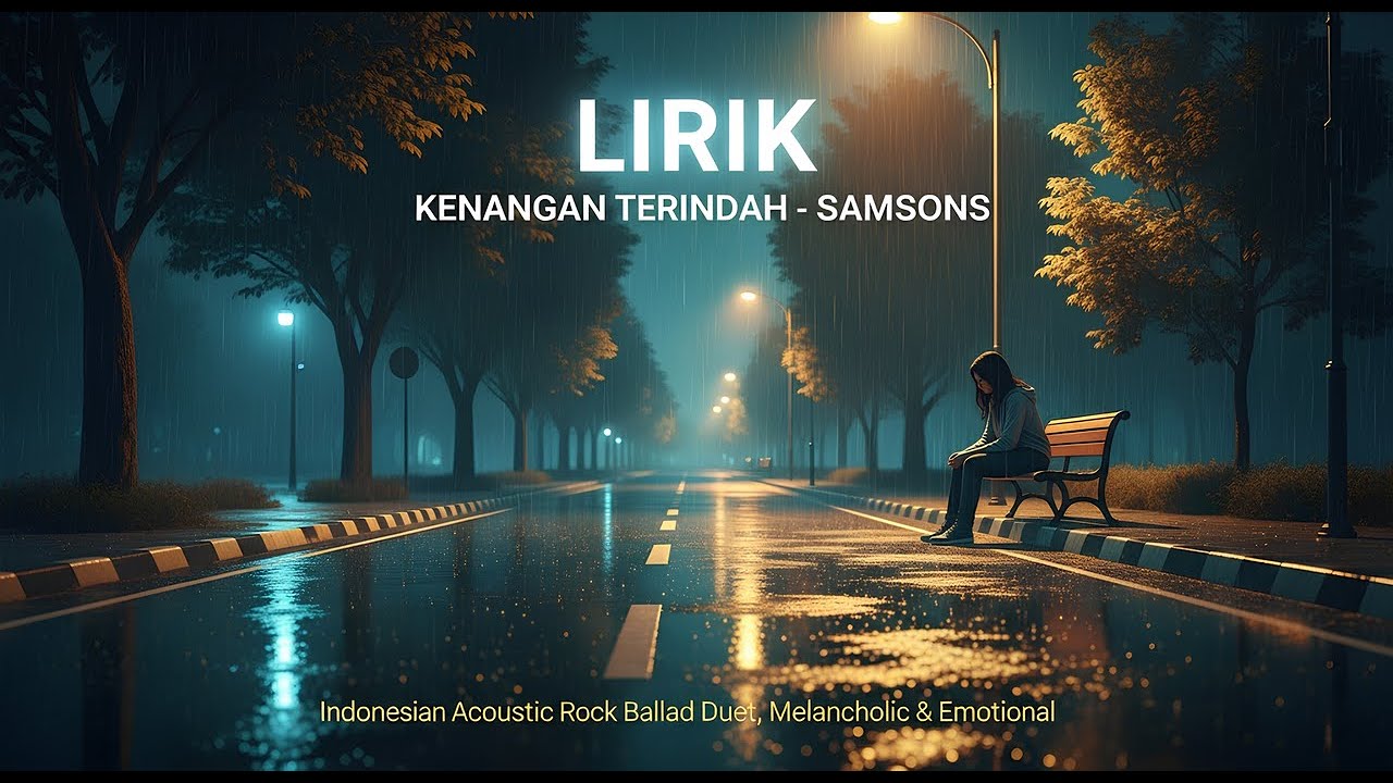 Cover Kenangan Terindah - SAMSONS | Lirik Lagu |  Acoustic Rock Ballad Cover 2025 