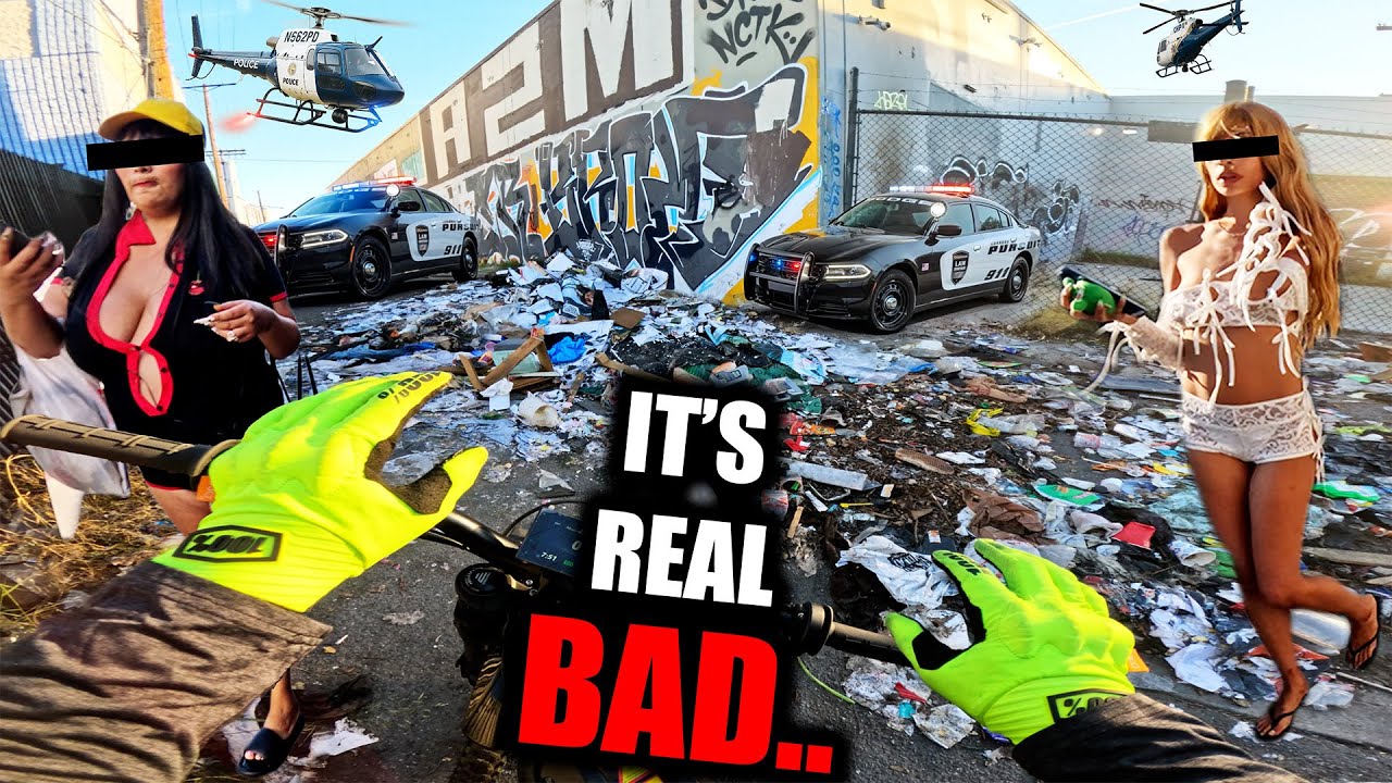 RIDING DEEP IN LA & I COULDNT BELIEVE MY EYES AT THIS..