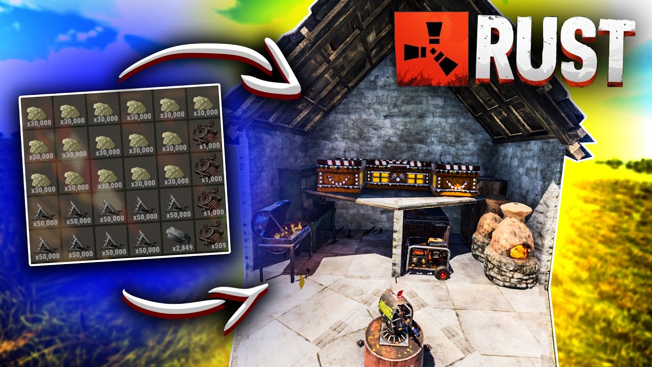 ✦Rust✦ Кішкентай уйден 1.000.000  Сера тауп алдық ✦ #52