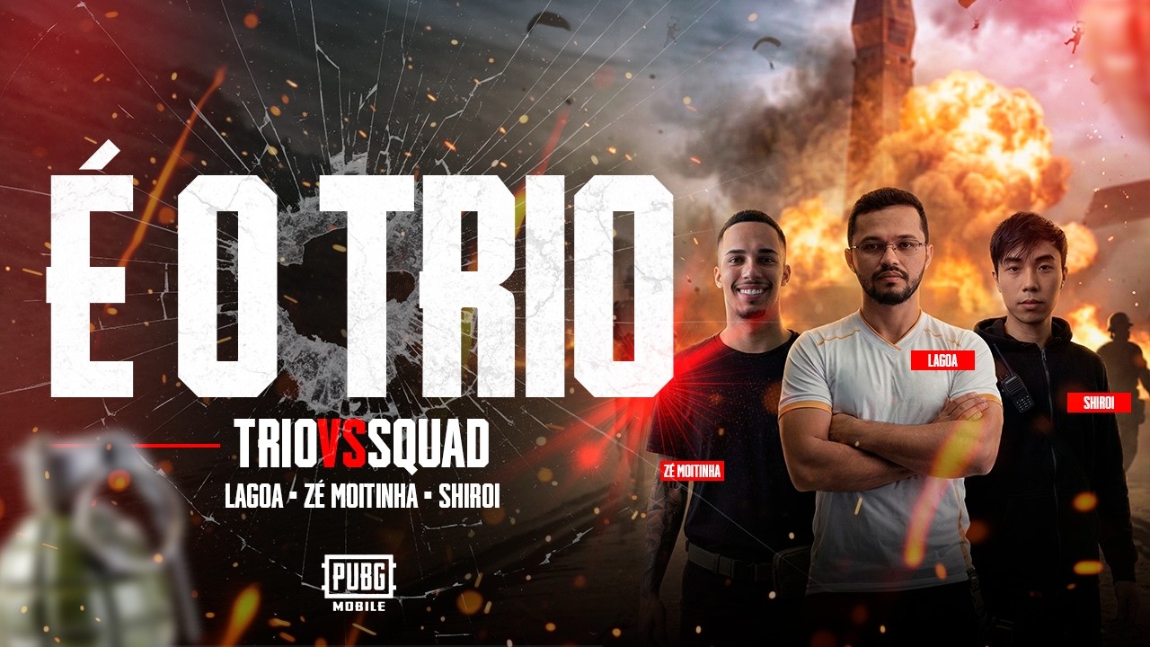 É O TRIO FT. Ze Moitinha FT. Shiroi | PUBG MOBILE