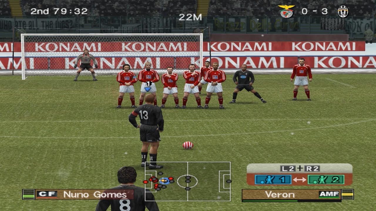 JUVENTUS vs. BENFICA - Routine match for Juve (PES 6, Full HD, 60 FPS)