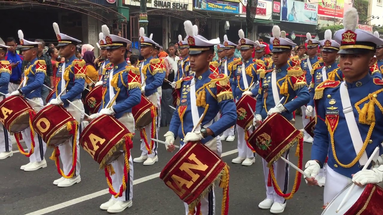 DRUMBAND AKMIL, PERINGATAN SERANGAN UMUM 1 MARET 2018, MALIOBORO-YOGYAKARTA