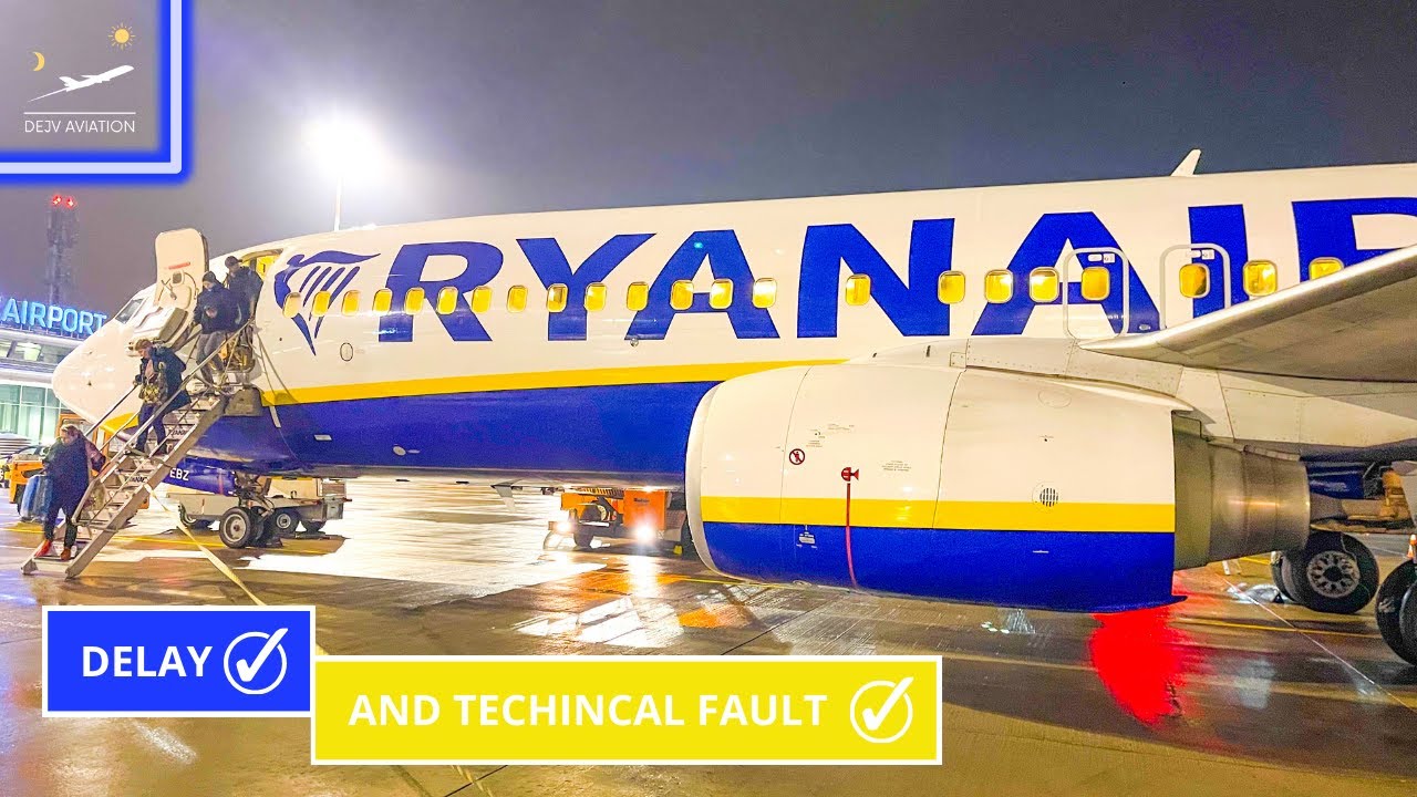 [4K] TR | On-Board the BROKEN Ryanair :P  | Ryanair Boeing 737-800 | Brussels Charleroi to Lodz