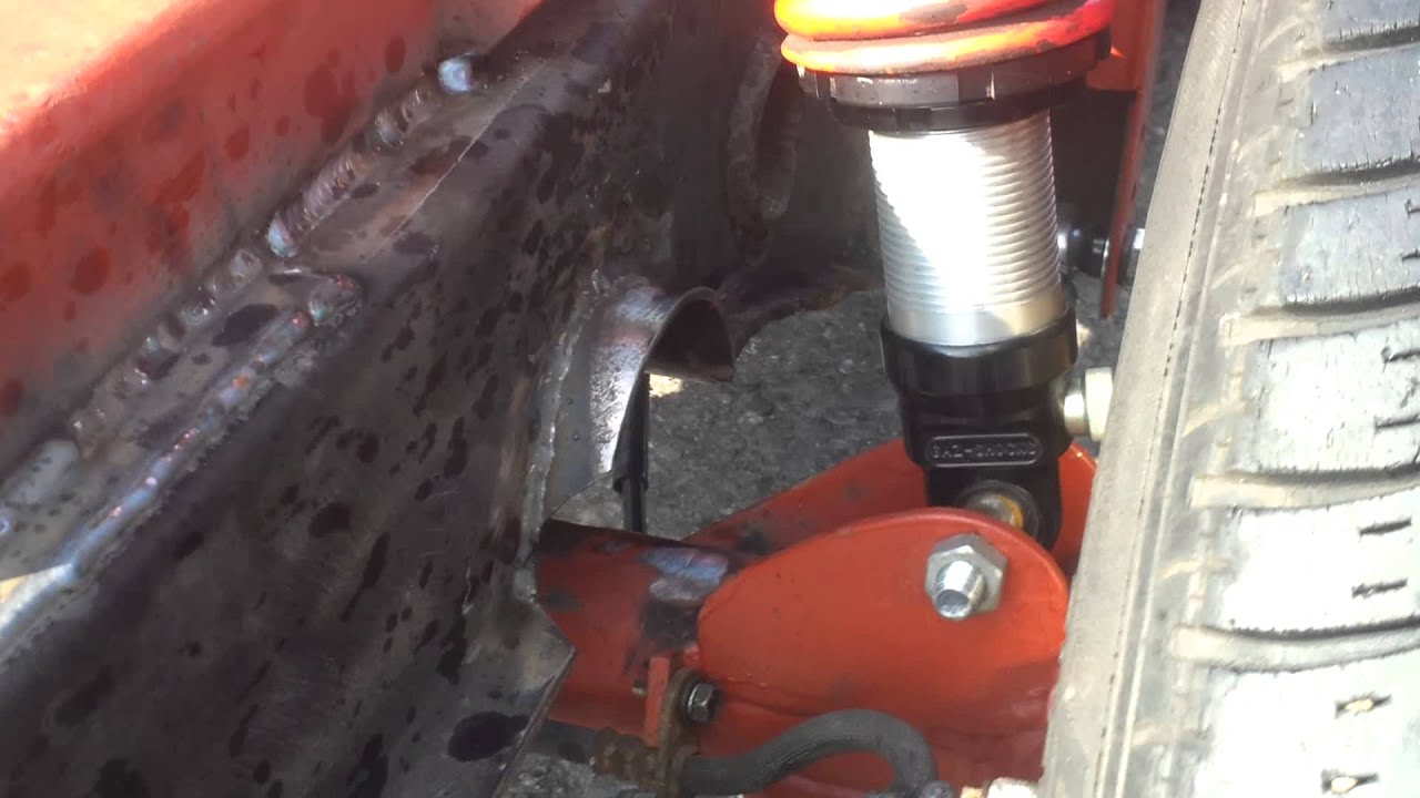 ford p100 with daihatsu fourtrak rear axle and coilovers test drive