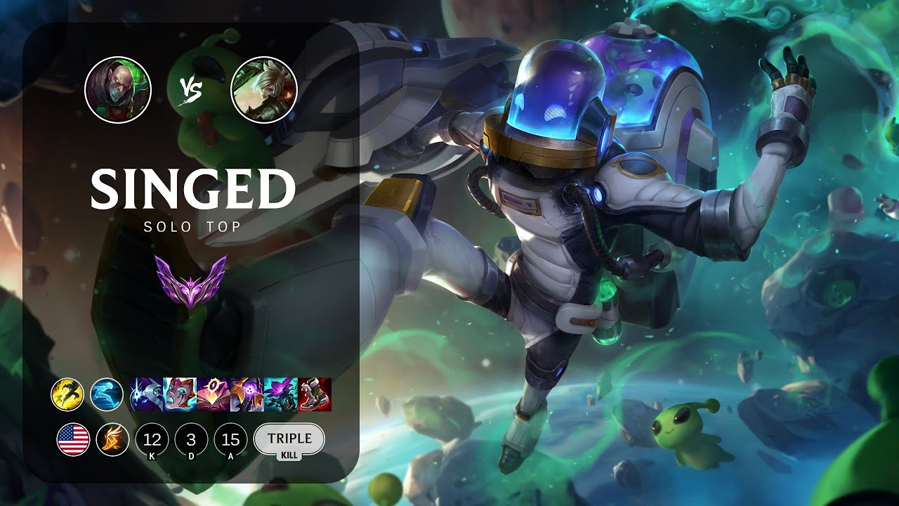 Singed Top vs Riven - NA Master Patch 14.3