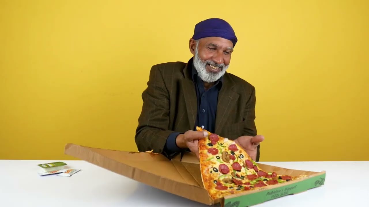 Tribal People Discovering 40 Inch Pizza Will Make You Grinn
