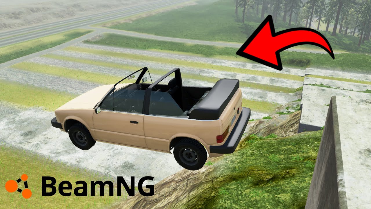 SKOKI Z RÓŻNYCH WYSOKOŚCI w BEAMNG.DRIVE 