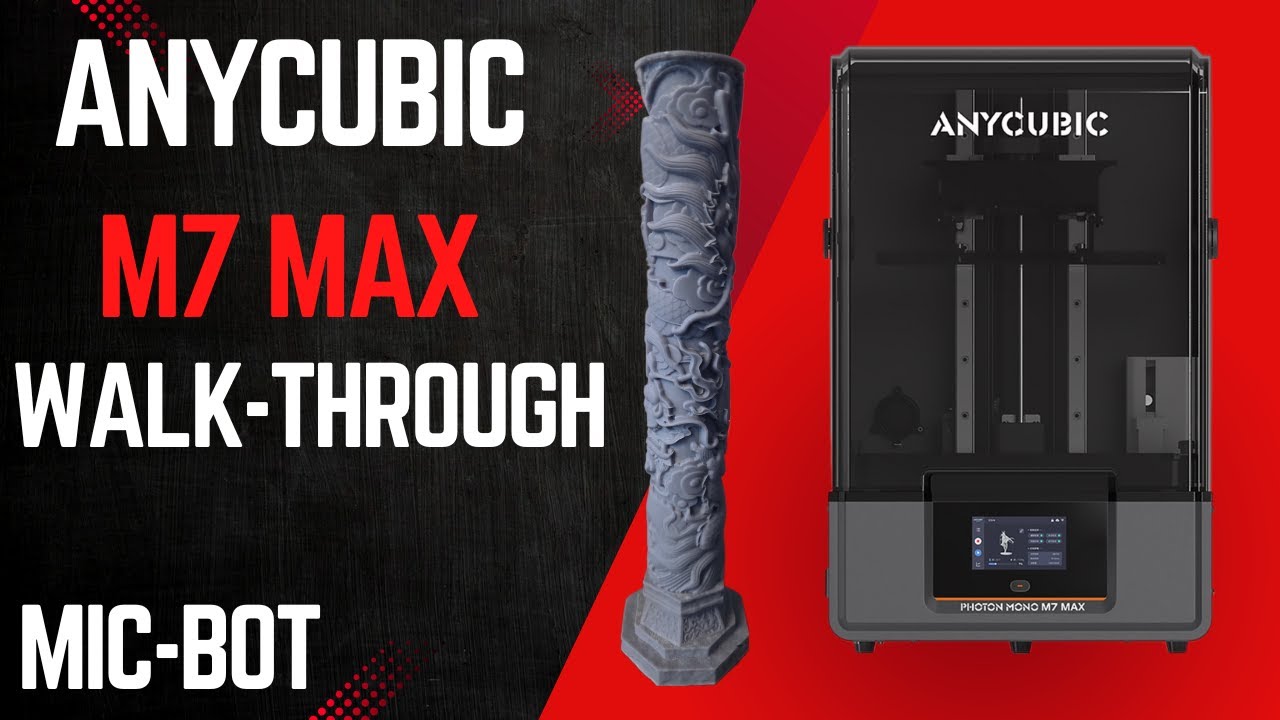 Anycubic M7 Max: Full Setup, Configuration and Deep Walk-through #anycubic #resinprinting  #m7max