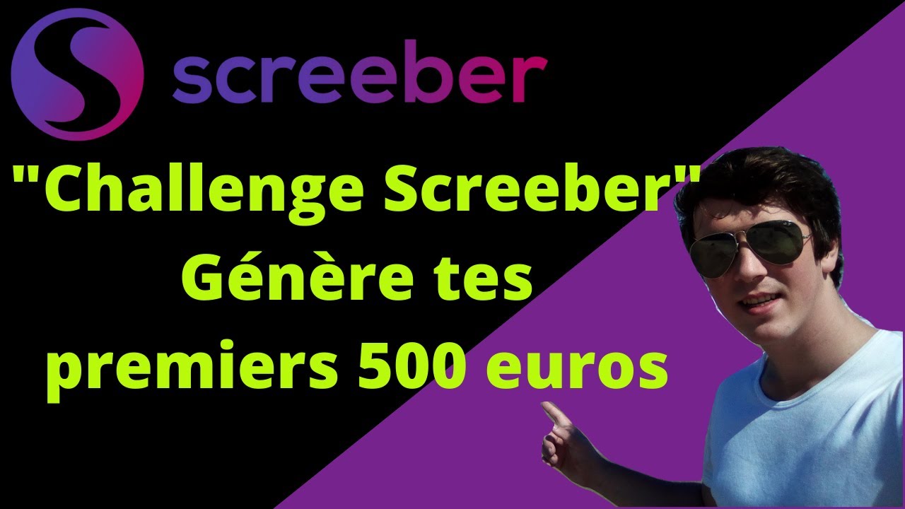 Challenge Screeber - Gagne tes premiers 500 euros en affiliation (copywriting software)