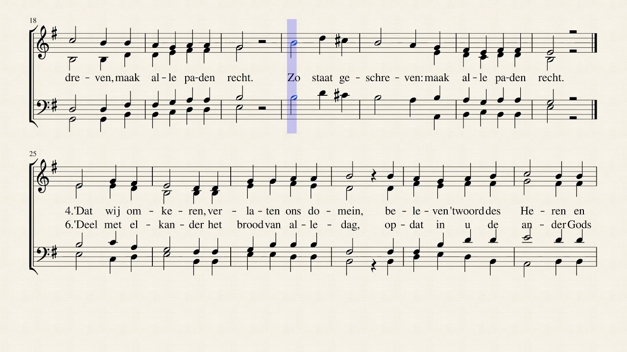 456b Kwam van Godswege sopraan