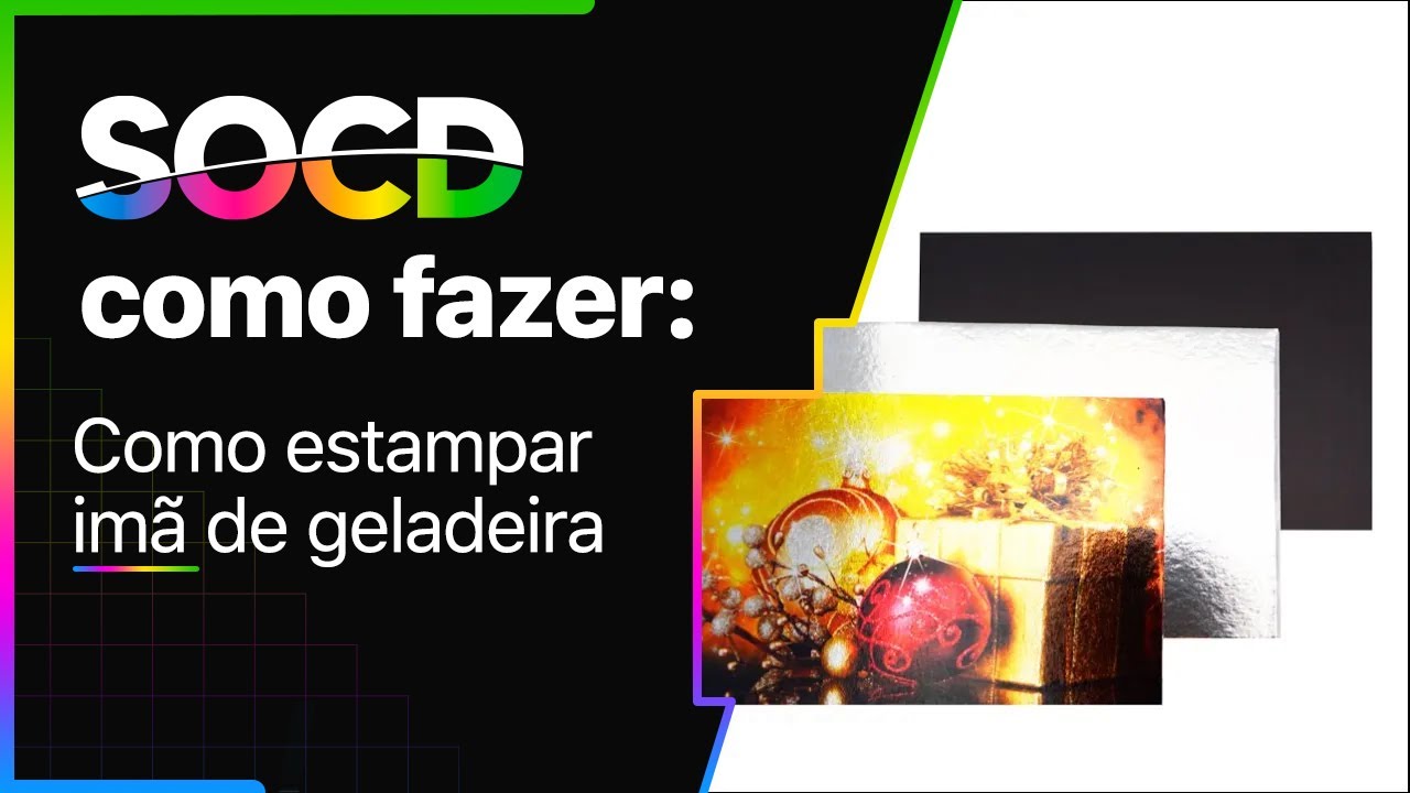 Como Estampar imã de Geladeira.