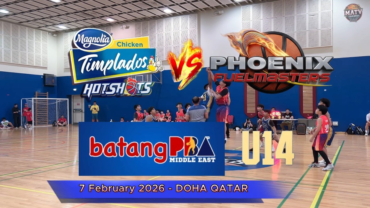 Magnolia Hotshot VS Phoenix FuelMaster U14  -Batang PBA Middleast Doha Qatar - 7 February 2026