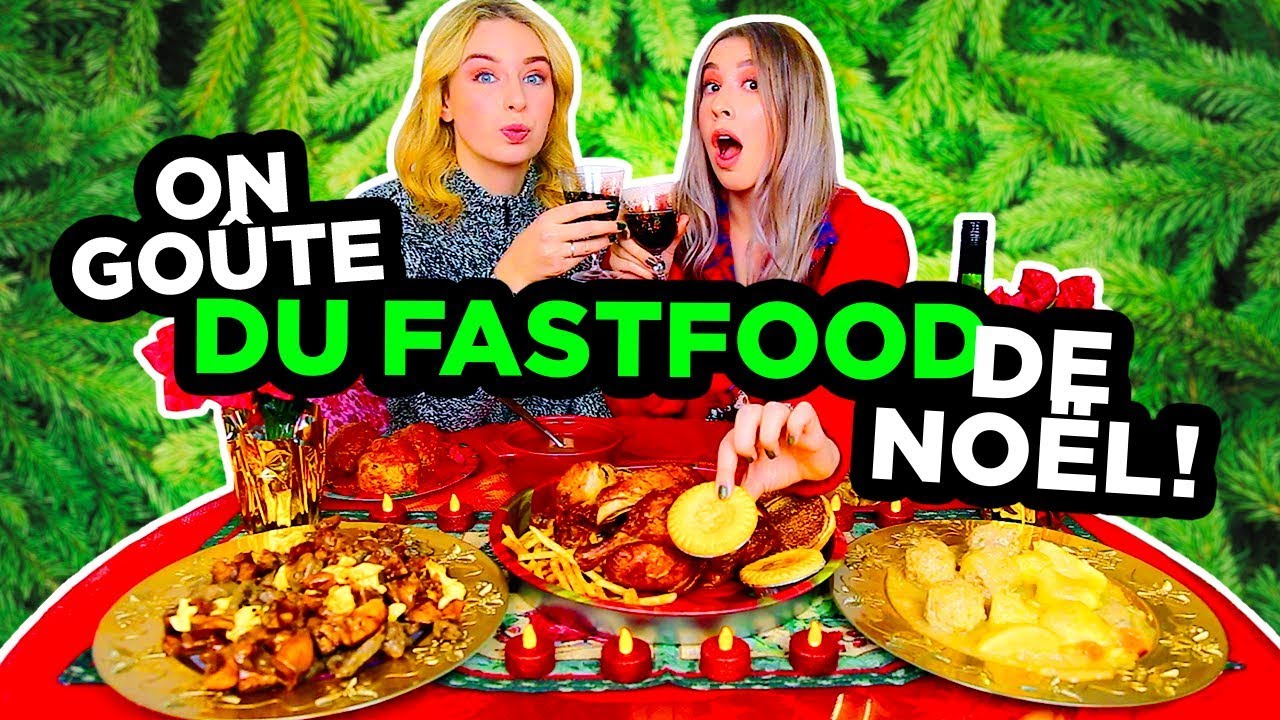 ON GOÛTE DU FASTFOOD DE NOËL! | 2e peau