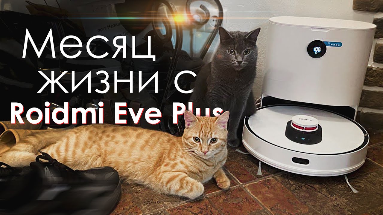 Месяц с Roidmi EVE Plus | Робот-пылесос мечты? ПЛЮСЫ и МИНУСЫ