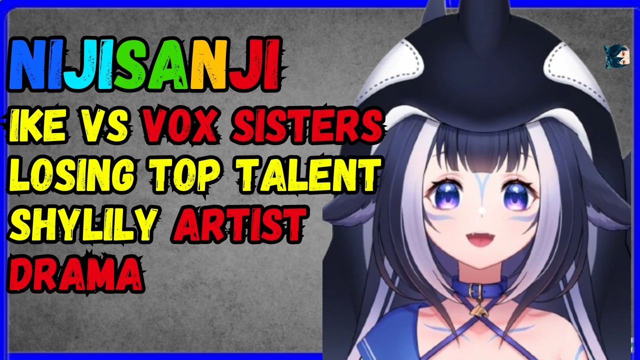 Nijisanji's ike vs vox sisters, Shylily artist drama with copycat