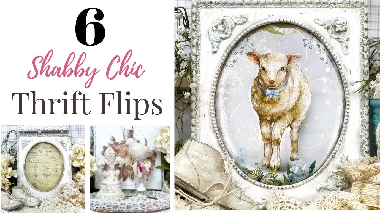 THRIFT FLIPS | TRASH TO TREASURE | SHABBY CHIC | DIY DECOR | THRIFTED HOME DECOR | DECOUPAGE