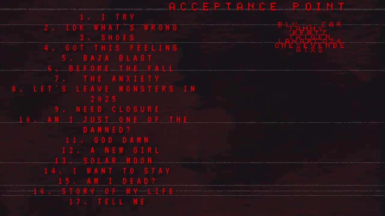 ACCEPTANCE POINT - FULL MIXTAPE - (Blu - Car)
