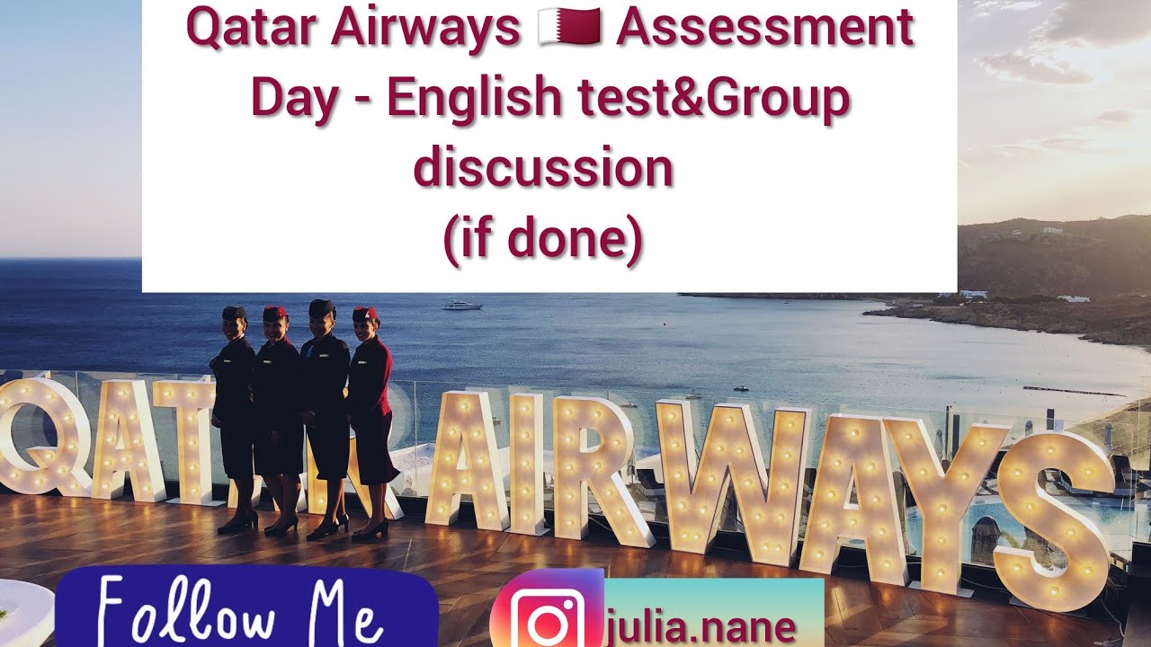 Qatar Airways🇶🇦 Assessment Day - English test&Group discussion