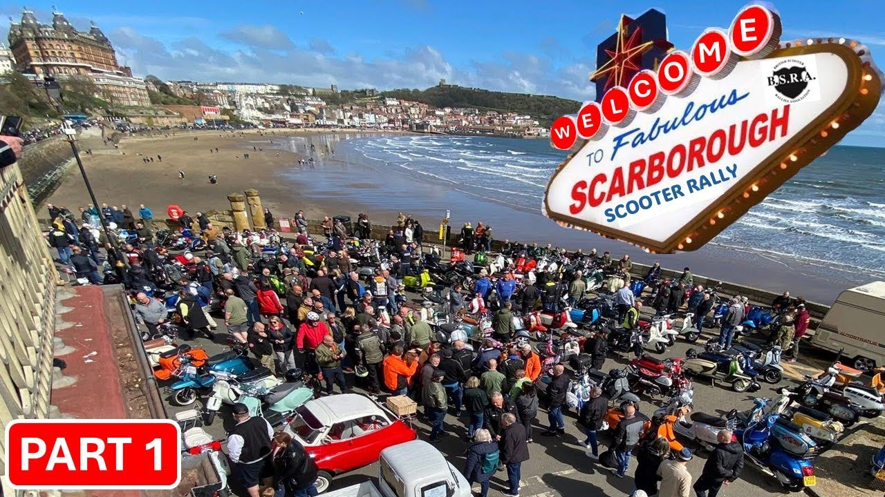 The Scarborough National Scooter Rally 2025 Part 1 The ride in from AF Rayspeed 🛵💨