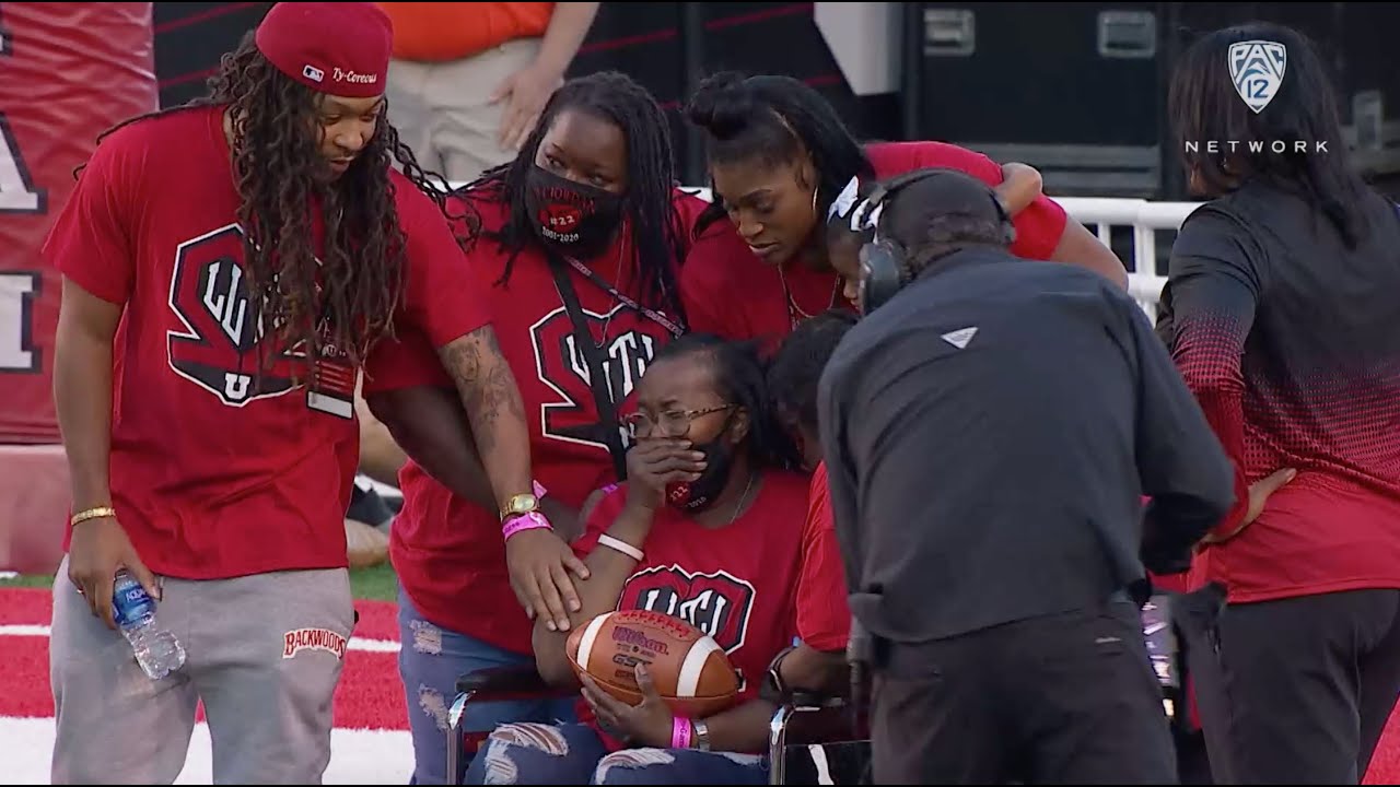 Ty Jordan's family experience meaningful season opener at Rice Eccles