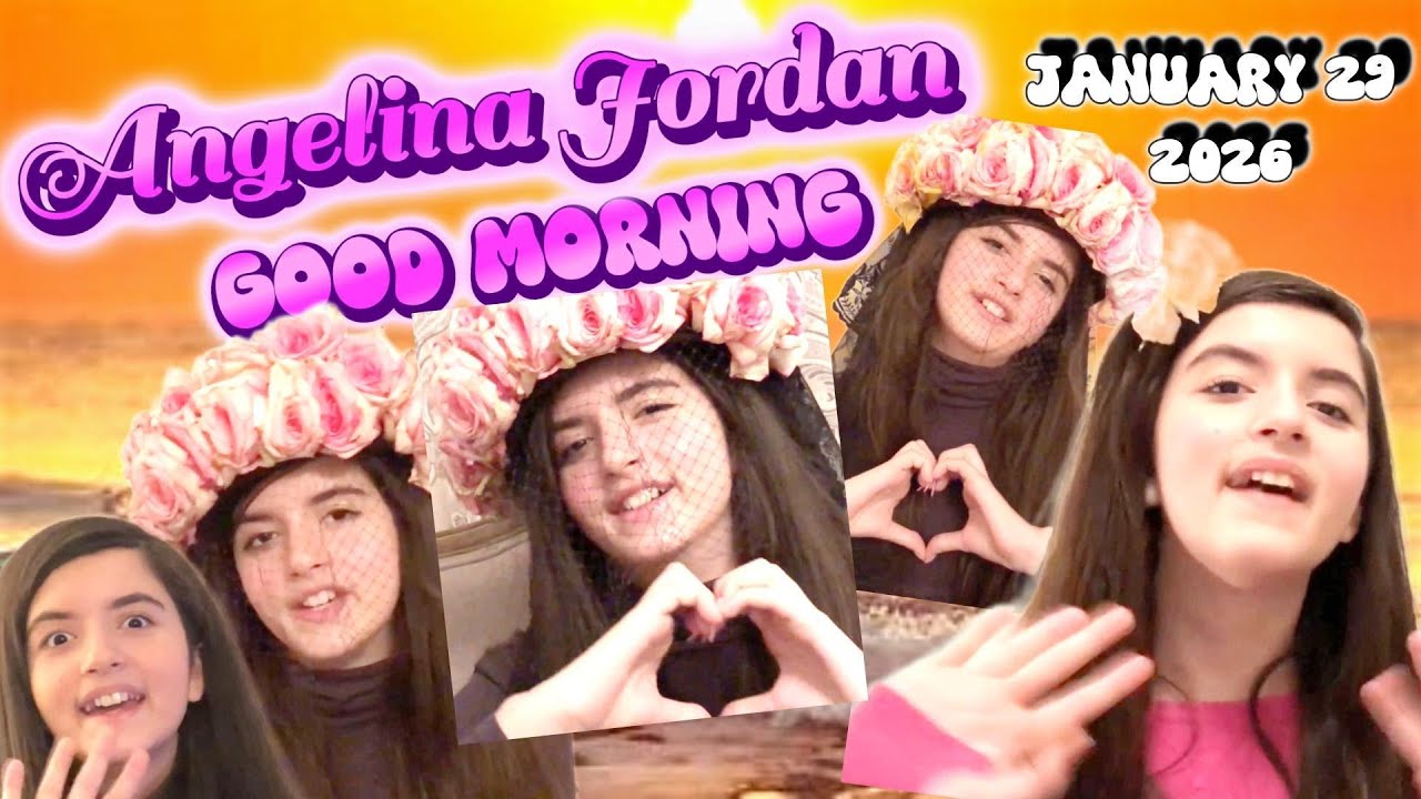 AMAZING 4 Great Songs From Angelina when she was younger !! 1-29-26 Good Morning Angelina Jordan