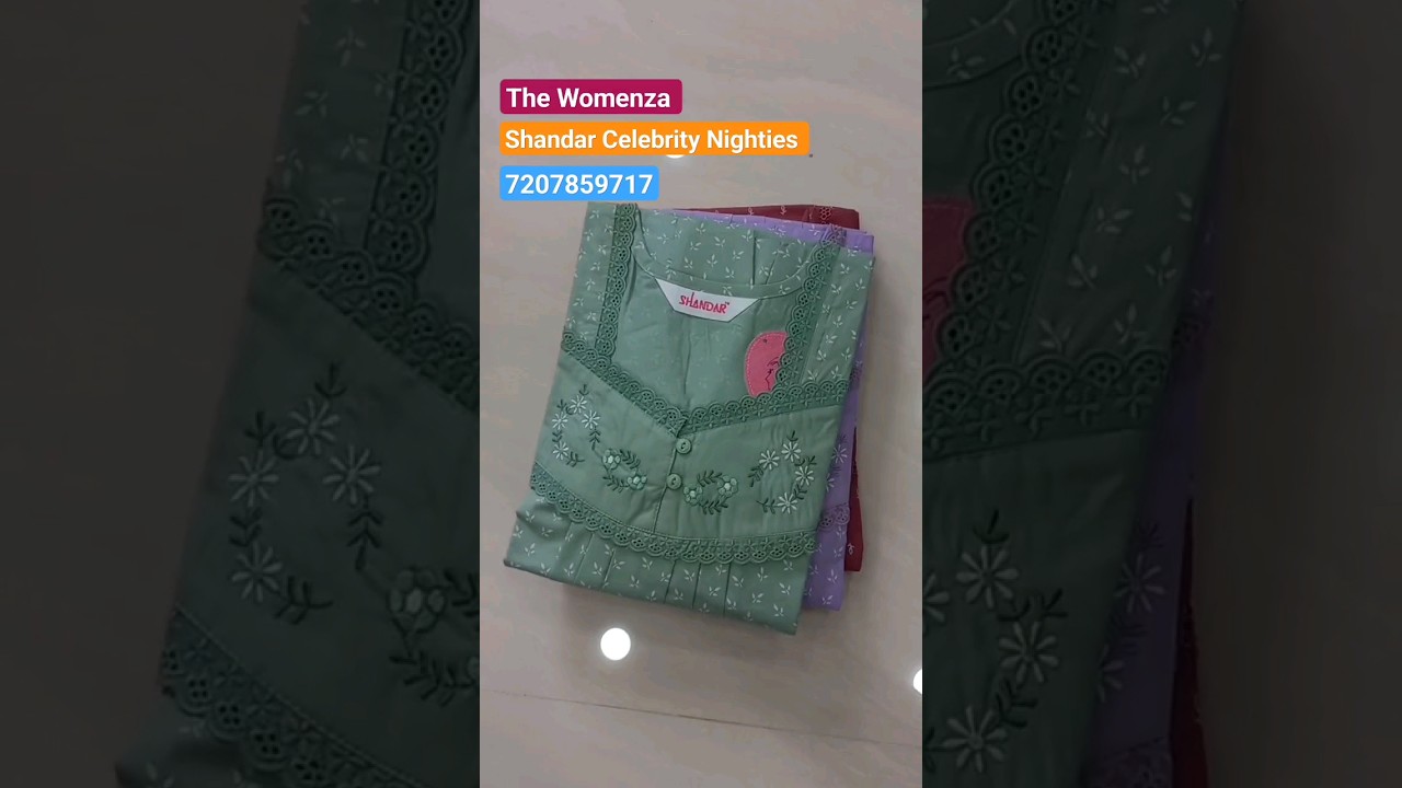 Shandar Celebrity Nighties | The Womenza |7207859717 #nighties #reseller #onlineshopping #thewomenza