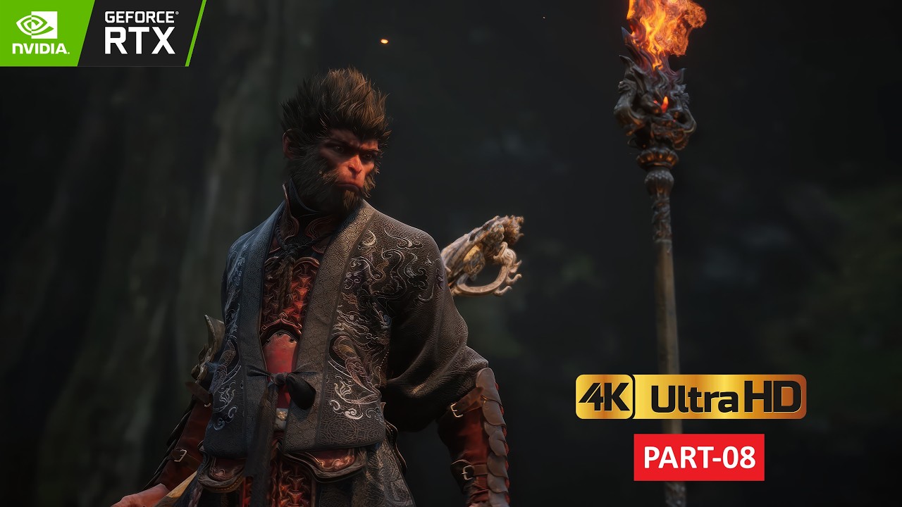 Black Myth: Wukong 🔥PART-08 | Ultra 4K 60FPS PC Gameplay |Monkey King 🐒⚔️