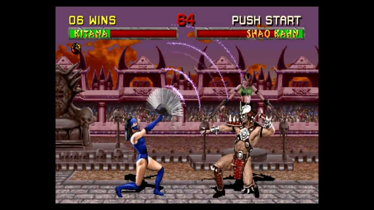 Mortal Kombat 2 - Kitana playthrough HD