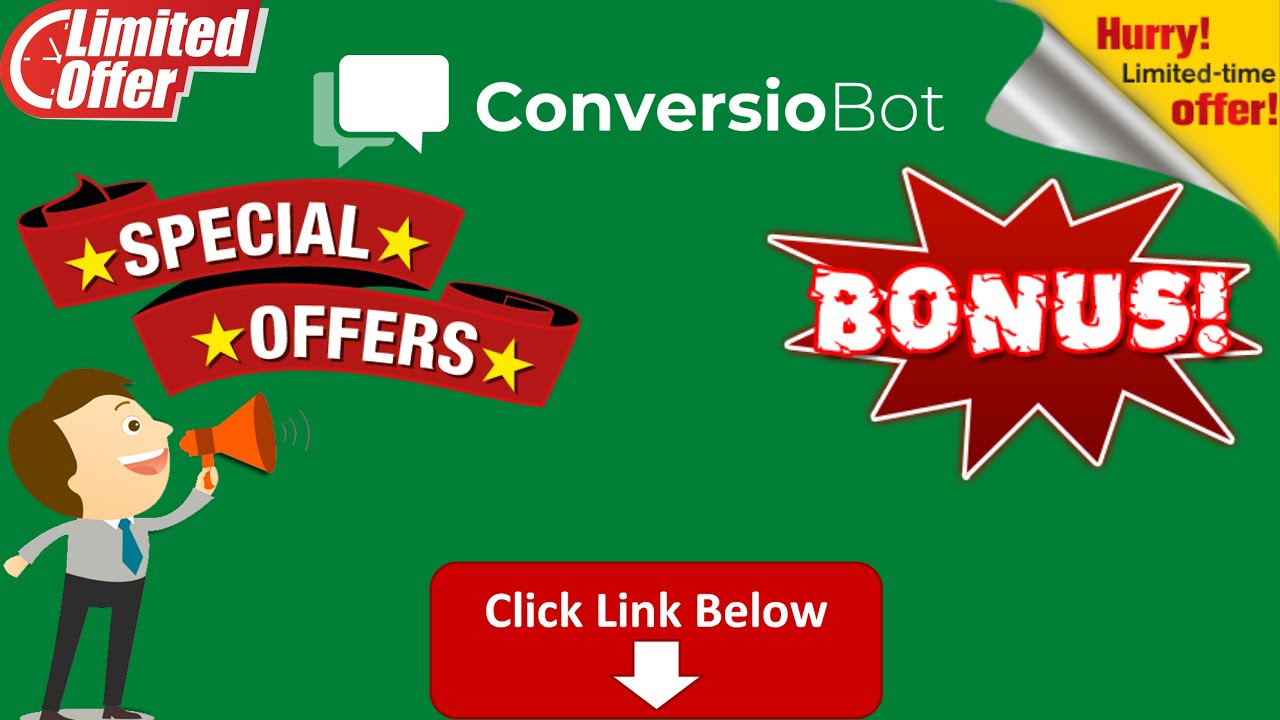 Conversio Bot Walkthrough Review OTO - Best Bonus - ConversioBot Demo
