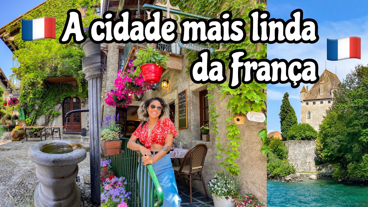 A cidade mais linda da Fran&ccedil;a 🇫🇷 saindo da Su&iacute;&ccedil;a 🇨🇭 : YVOIRE #morarfora #su&iacute;&ccedil;a #fran&ccedil;a #yvoire