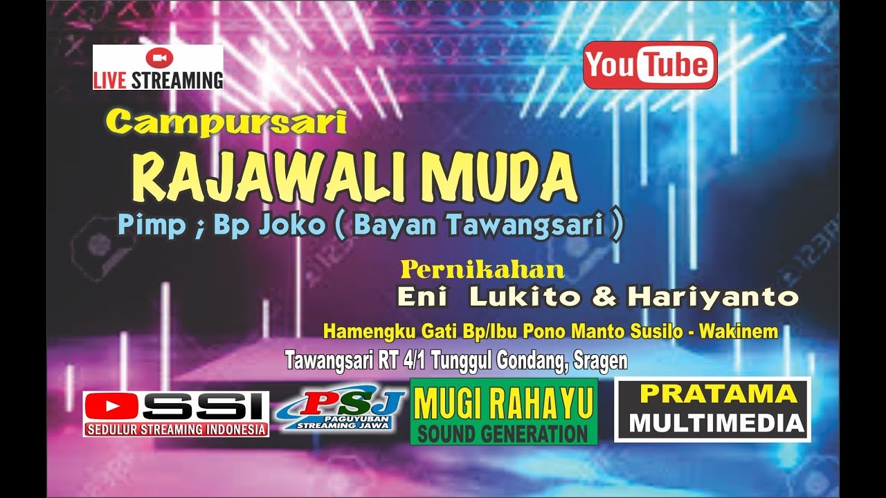 LIVE CS. RAJAWALI MUDA / MUGI RAHAYU SOUND / PRATAMA SHOOTING / TAWANGSARI 28/4/2019