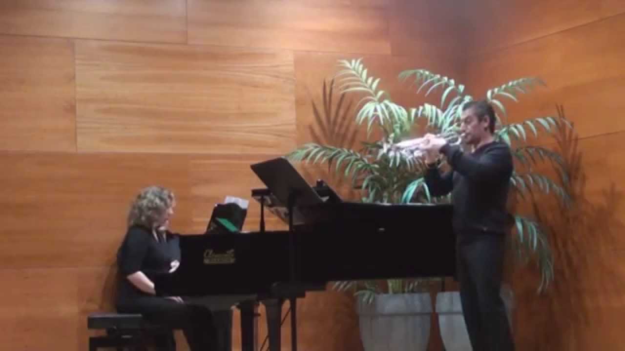 Antonio Cambres:  Morceau de Concours para trompeta y piano de G.Alary