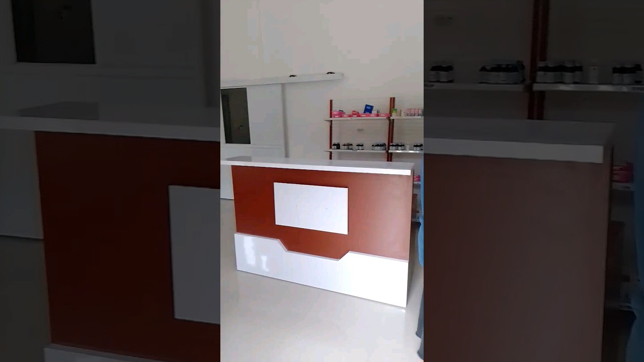 meja kasir minimalis sederhana