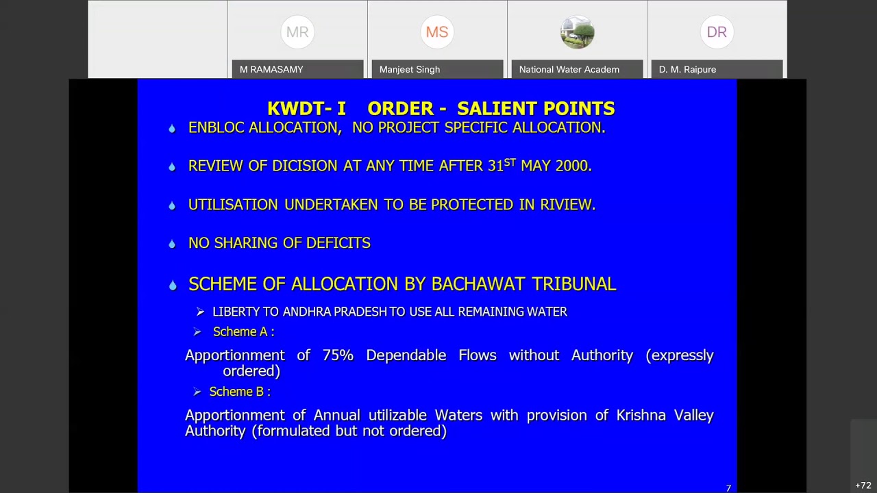 Challenges Krishna Water Dispute II &ndash; a case study_SNHuddar