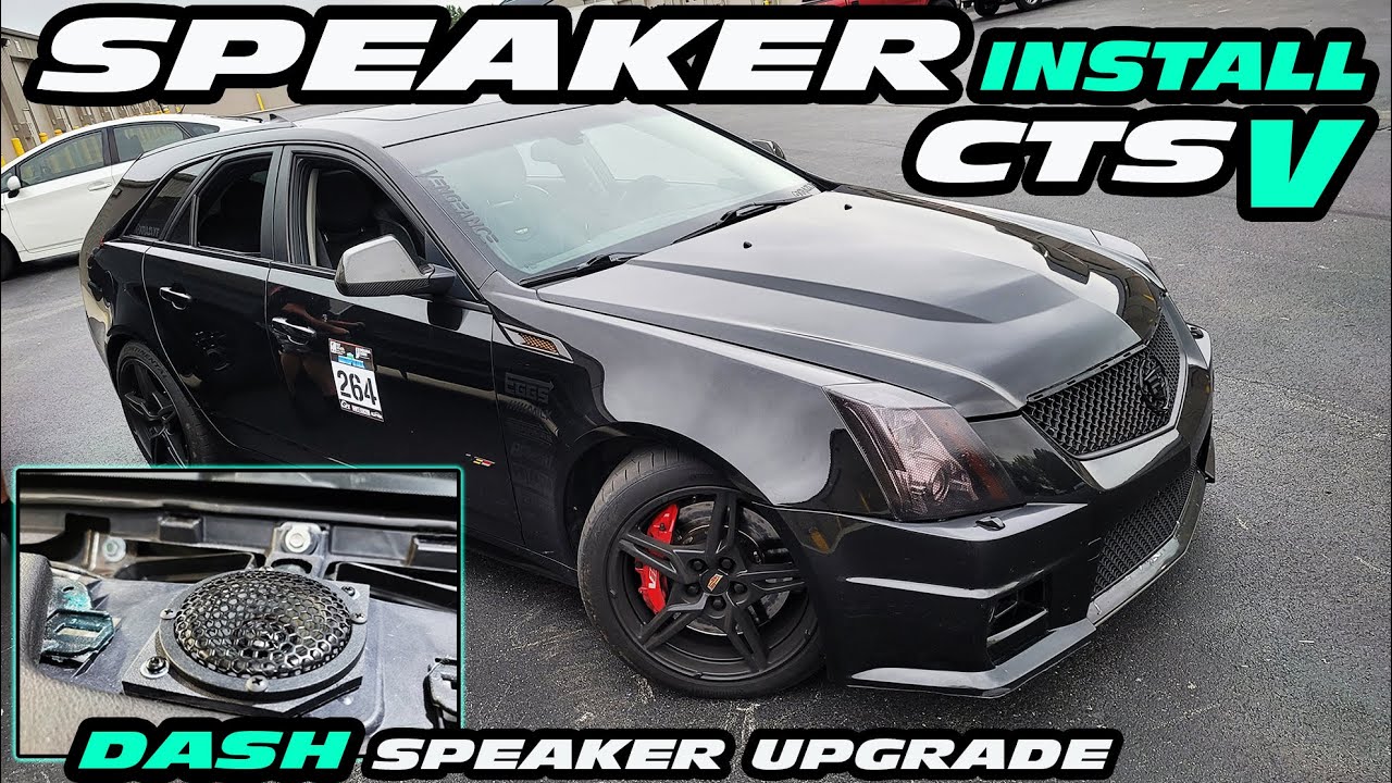 CADILLAC CTS-V / CTS - HOW TO UPGRADE DASH SPEAKERS - PART 4 FULL BUILD