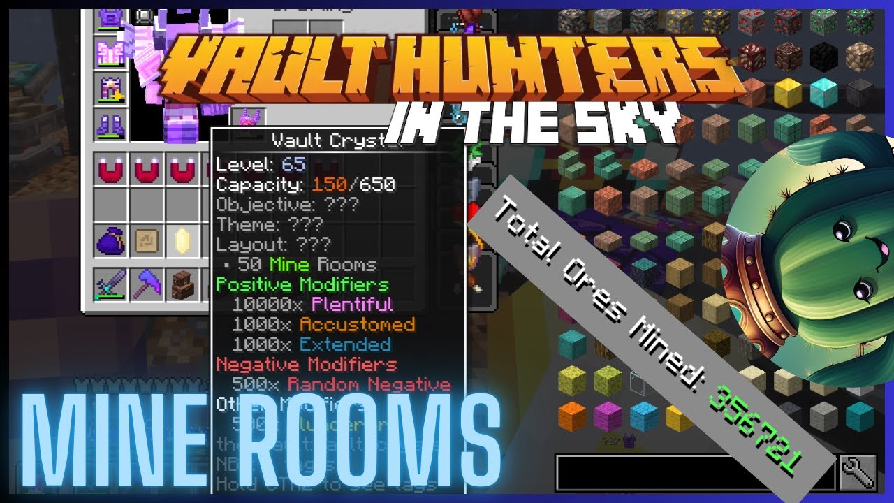 I RAN A VAULT WITH 50 MINE ROOMS (I MINED OVER 300,000 ORES)