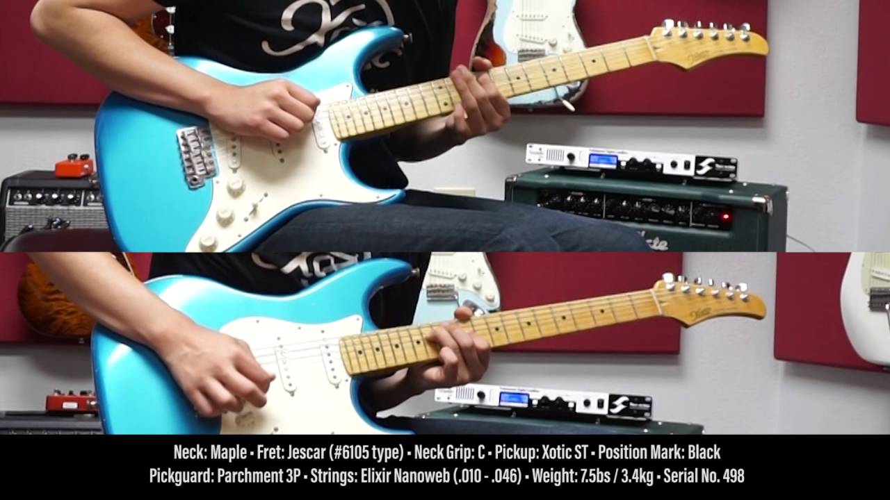 Xotic XS-1 Lake Placid Blue Light Aged