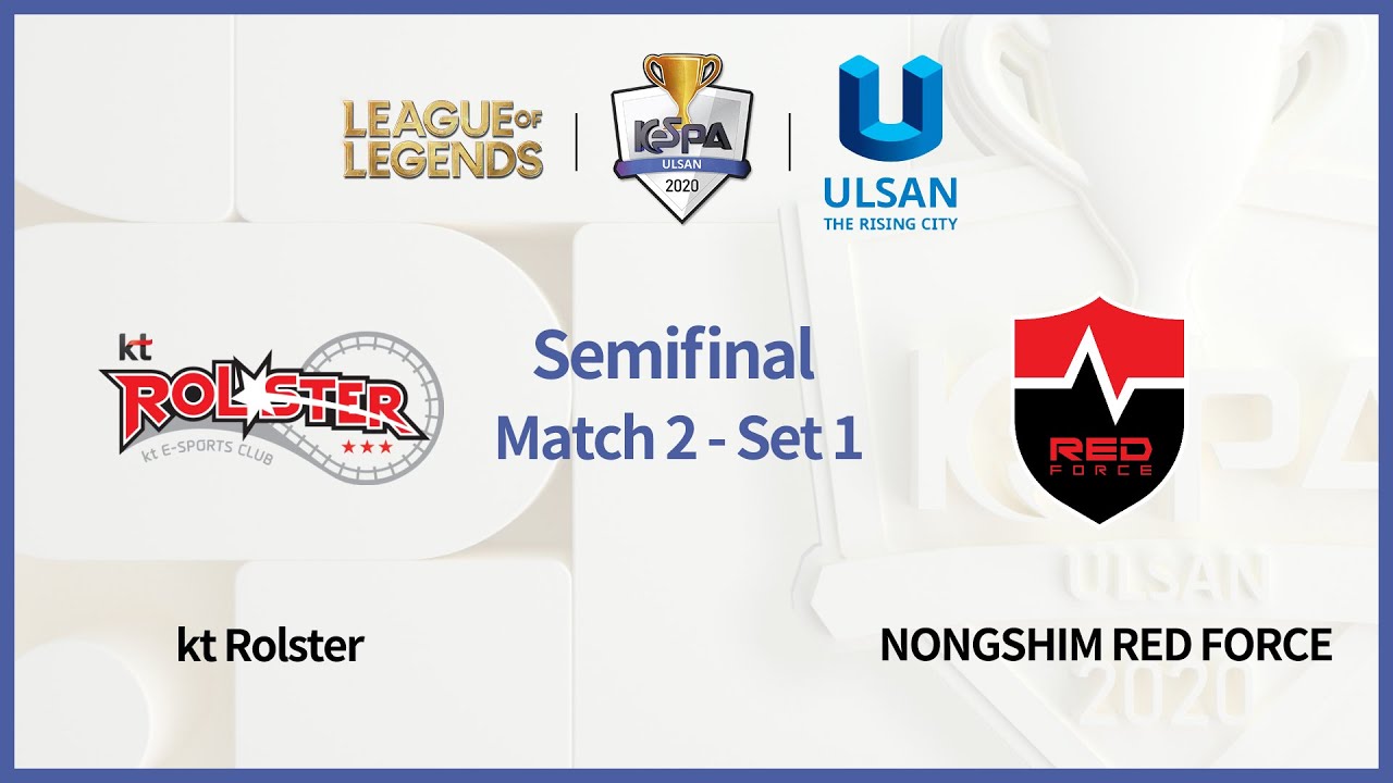 (FULL) RO.4 Match 2 Set1, KT vs NONGSHIM [2020 LoL KeSPA Cup ULSAN]