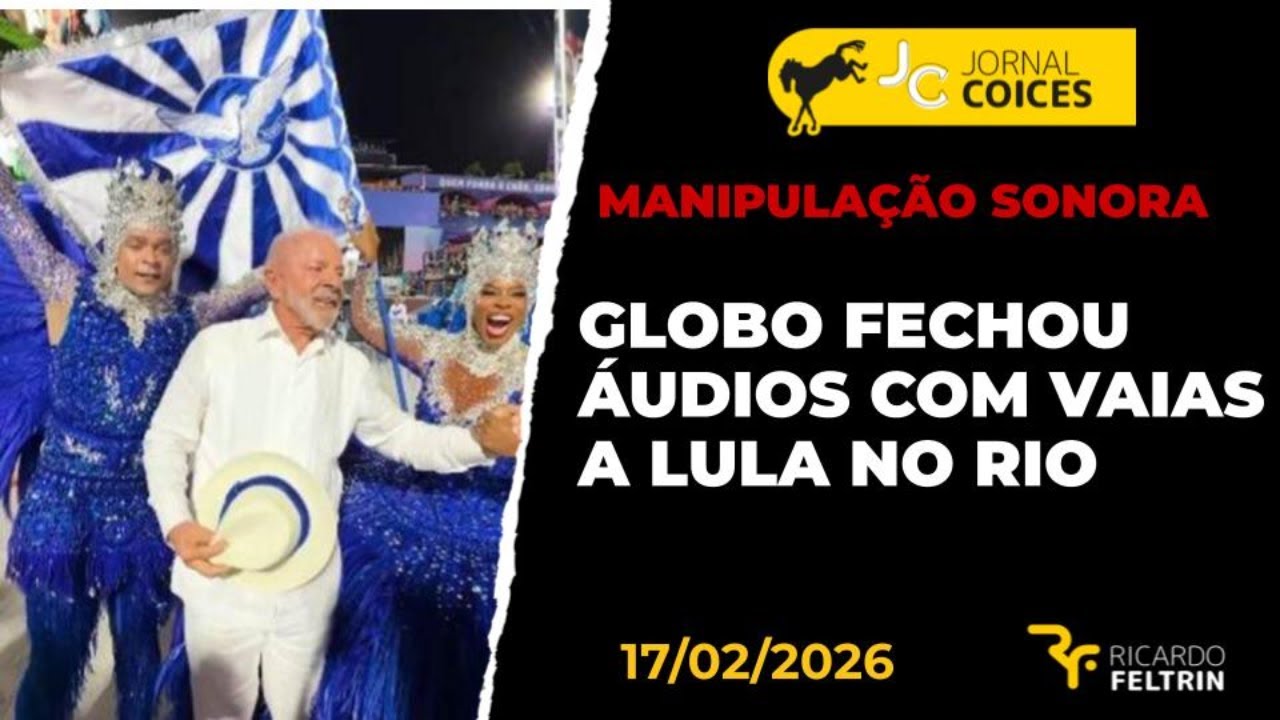 GLOBO FECHOU ÁUDIOS QUANDO LULA ERA VAIADO