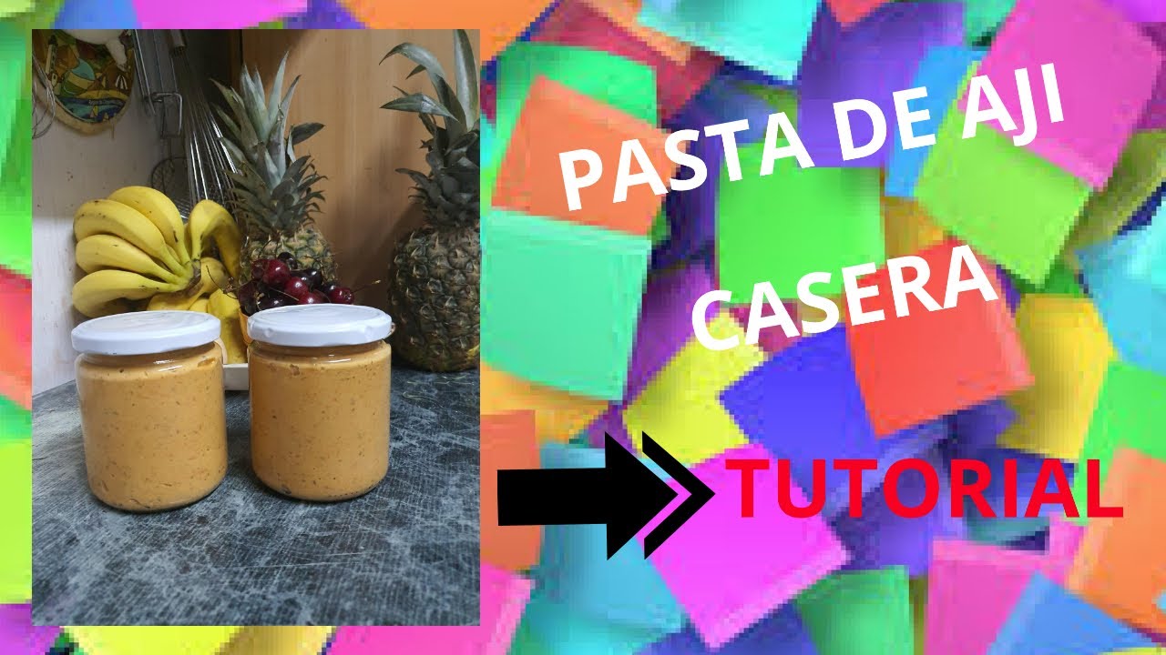PASTA DE AJI CASERA💥Tutorial fácil y sencillo✔️