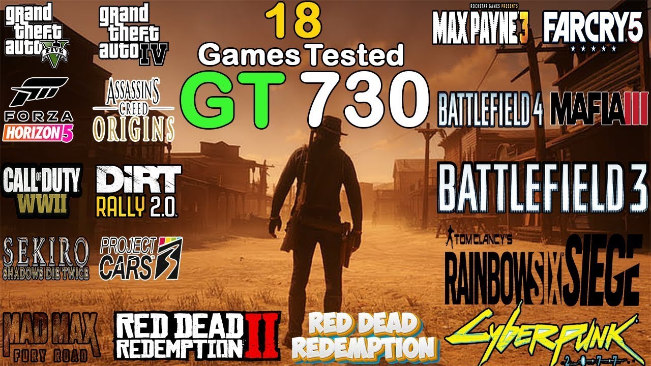 GT 730 + Intel i7 3770 - 18 Games Tested 🔥