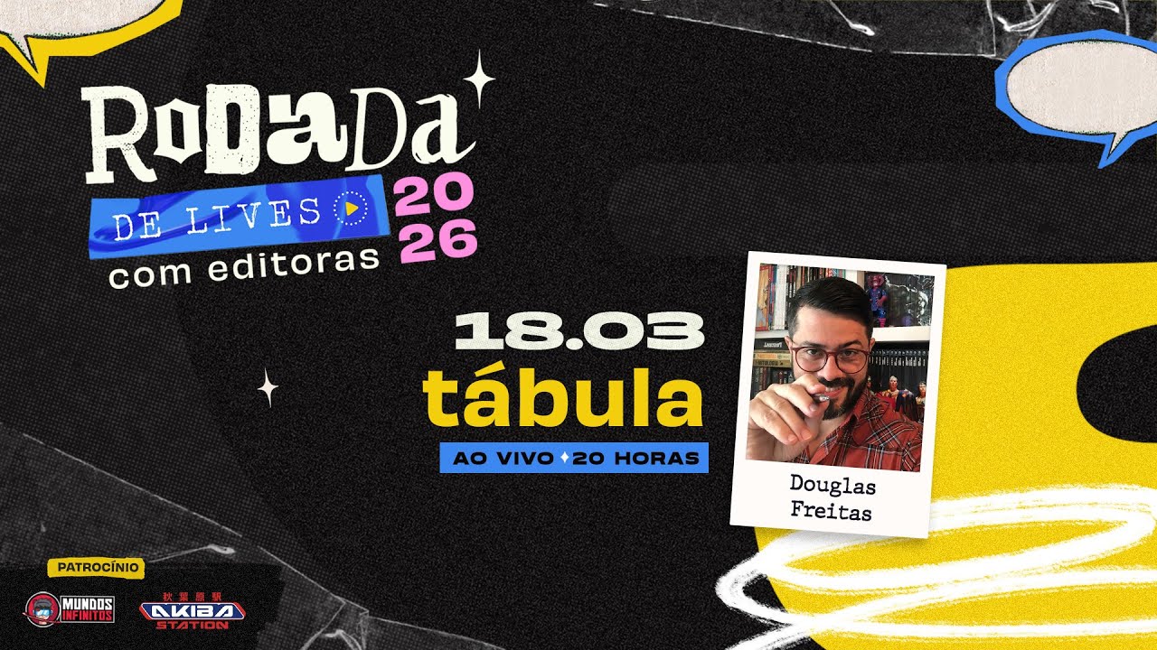 RODADA DE LIVES 2026 | Tábula Editora ✔️ 2026 com muitas surpresas